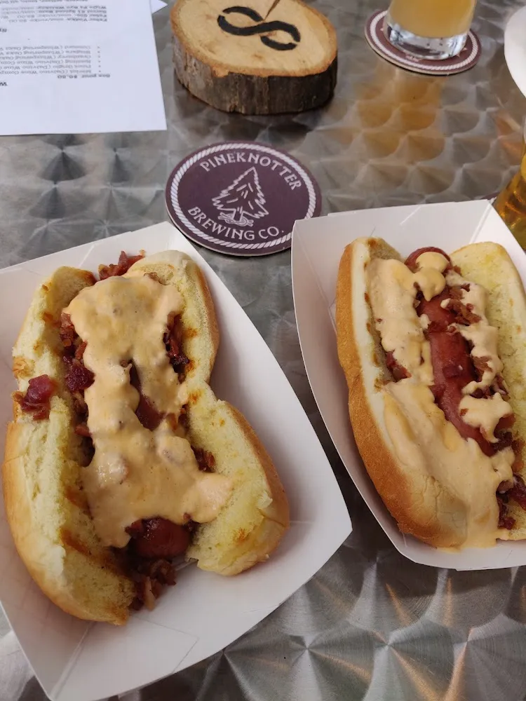 Hot Dog with Bacon and Beer Cheese